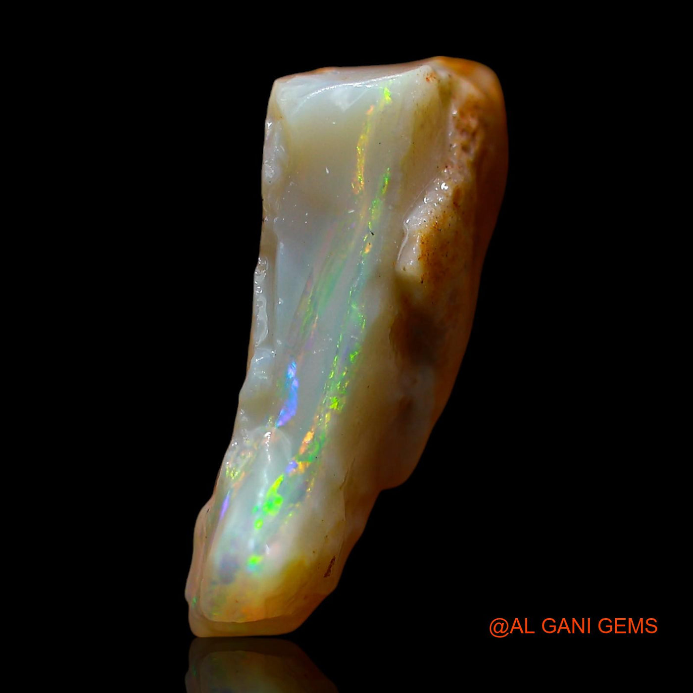 10.00 Cts Natural Australian Fire Opal Fancy Rough Loose Gemstone For Jewelry 21x13x7 mm RE-422