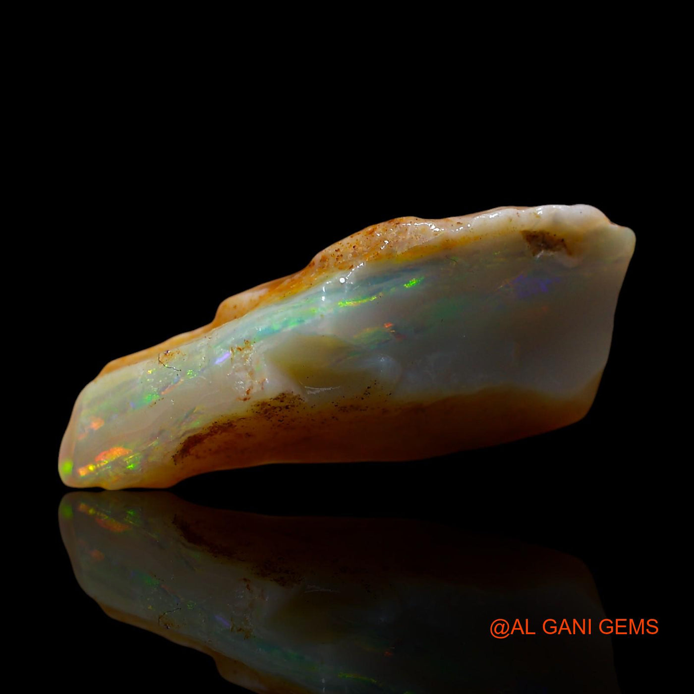 10.00 Cts Natural Australian Fire Opal Fancy Rough Loose Gemstone For Jewelry 21x13x7 mm RE-422