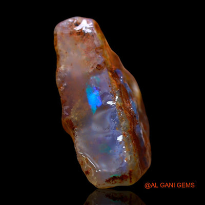 11.00 Cts Natural Australian Fire Opal Loose Gemstone Fancy Rough 20x13x8 mm RE-423