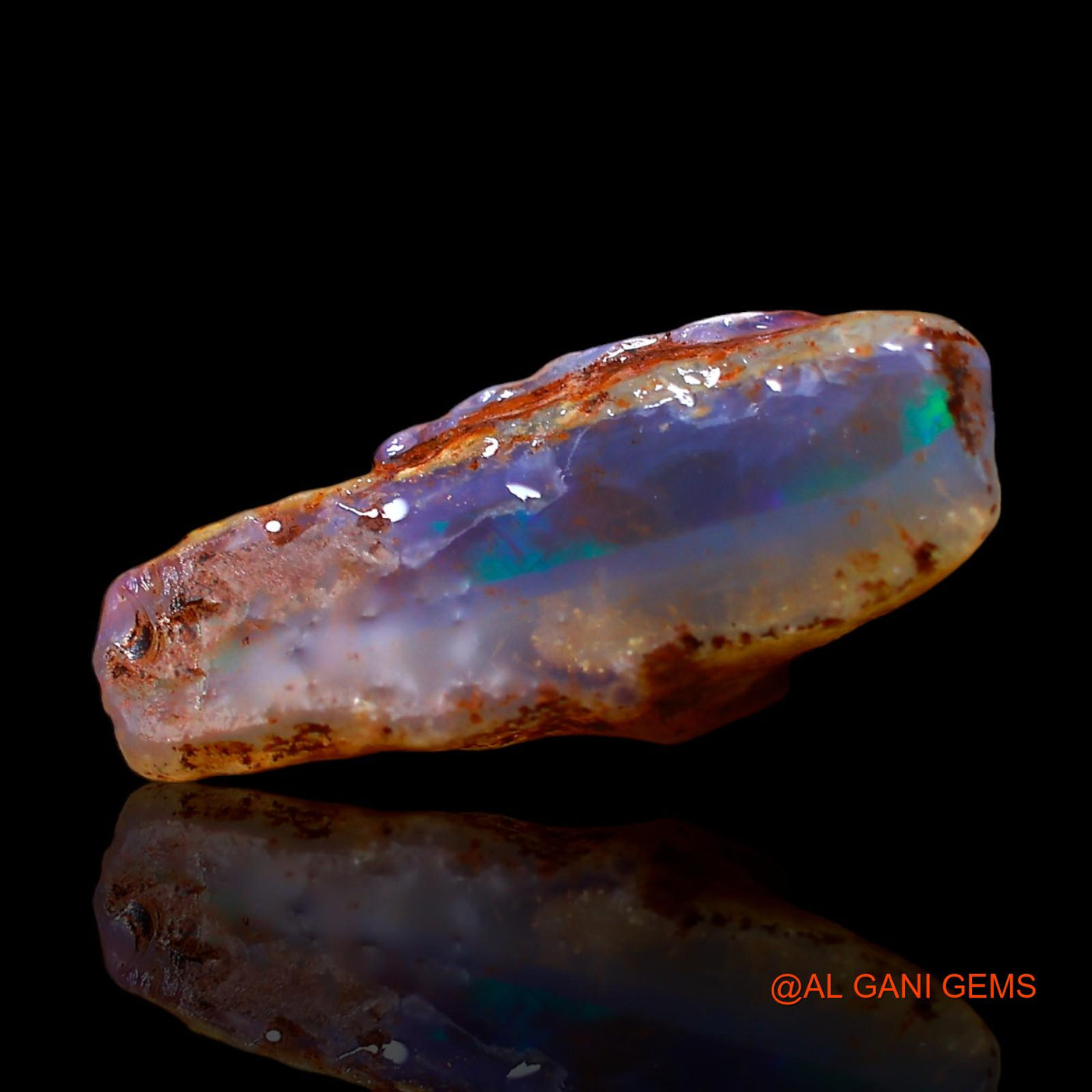 11.00 Cts Natural Australian Fire Opal Loose Gemstone Fancy Rough 20x13x8 mm RE-423