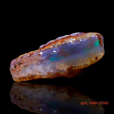 11.00 Cts Natural Australian Fire Opal Loose Gemstone Fancy Rough 20x13x8 mm RE-423