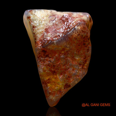 11.00 Cts Natural Australian Fire Opal Loose Gemstone Fancy Rough 20x13x8 mm RE-423