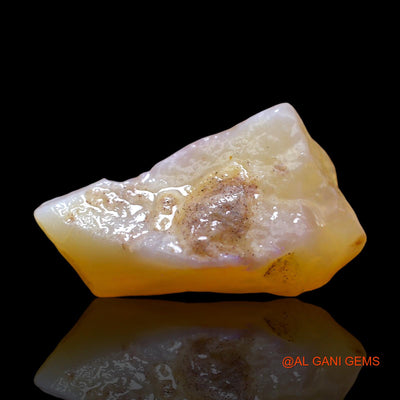11.00 Cts Natural Australian Fire Opal Fancy Rough Loose Gemstone For Jewelry 22x13x7 mm RE-428