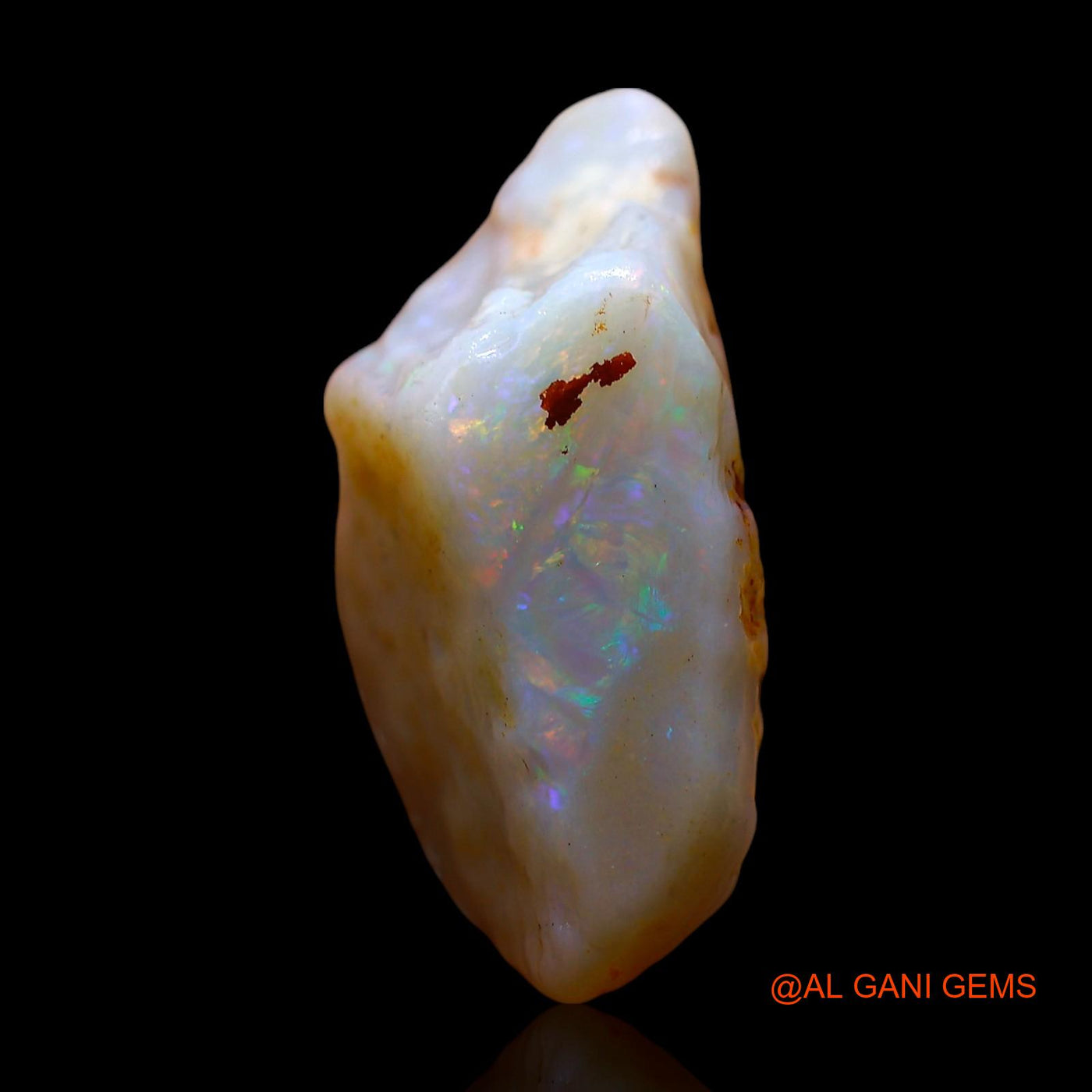 11.00 Cts Natural Australian Fire Opal Loose Gemstone Fancy Rough 21x15x8 mm RE-42