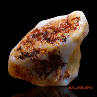 11.00 Cts Natural Australian Fire Opal Loose Gemstone Fancy Rough 21x15x8 mm RE-42