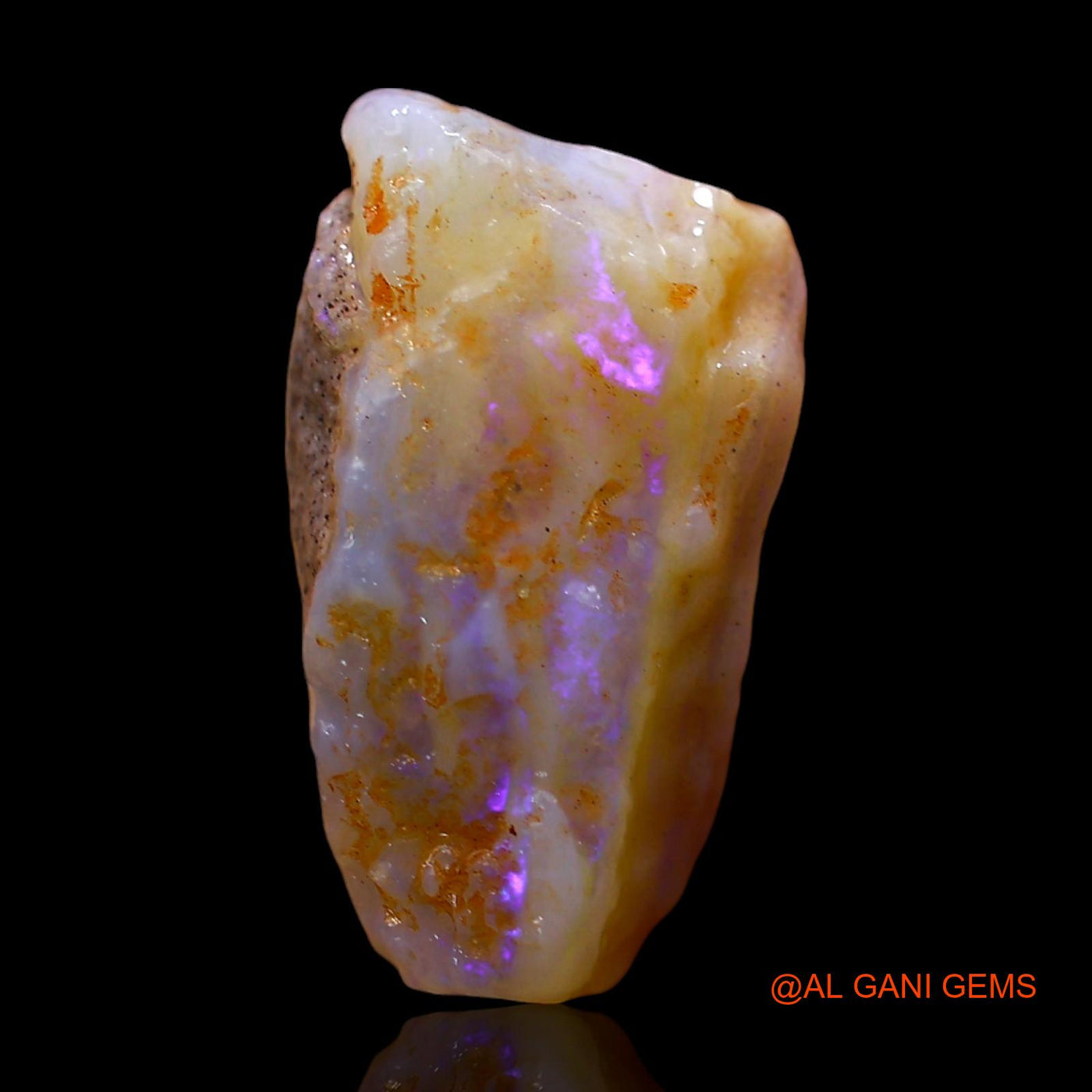11.00 Cts Unheated Australian Fire Opal Loose Gemstone Fancy Rough Natural 19x14x9 mm RE-430