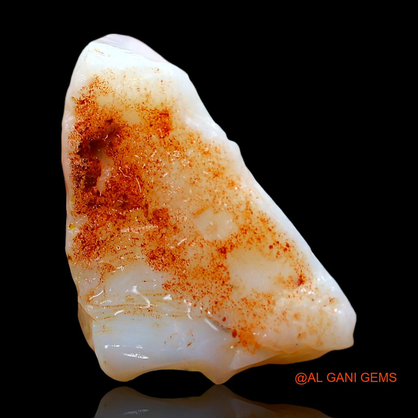 7.00 Cts Natural Australian Fire Opal Loose Gemstone Fancy Rough 20x13x7 mm RE-432
