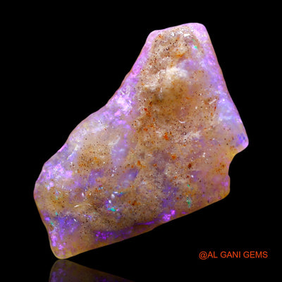 Natural Untreated Fire Opal Loose Gemstone Fancy Rough From Australia 5.00 Cts 18x13x3 mm RE-433