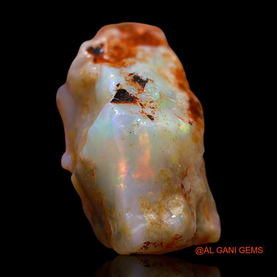 Natural Untreated Fire Opal Loose Gemstone Fancy Rough From Australia 12.00 Cts 21x14x10 mm RE-435