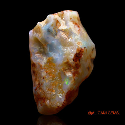 Natural Untreated Fire Opal Loose Gemstone Fancy Rough From Australia 12.00 Cts 21x14x10 mm RE-435