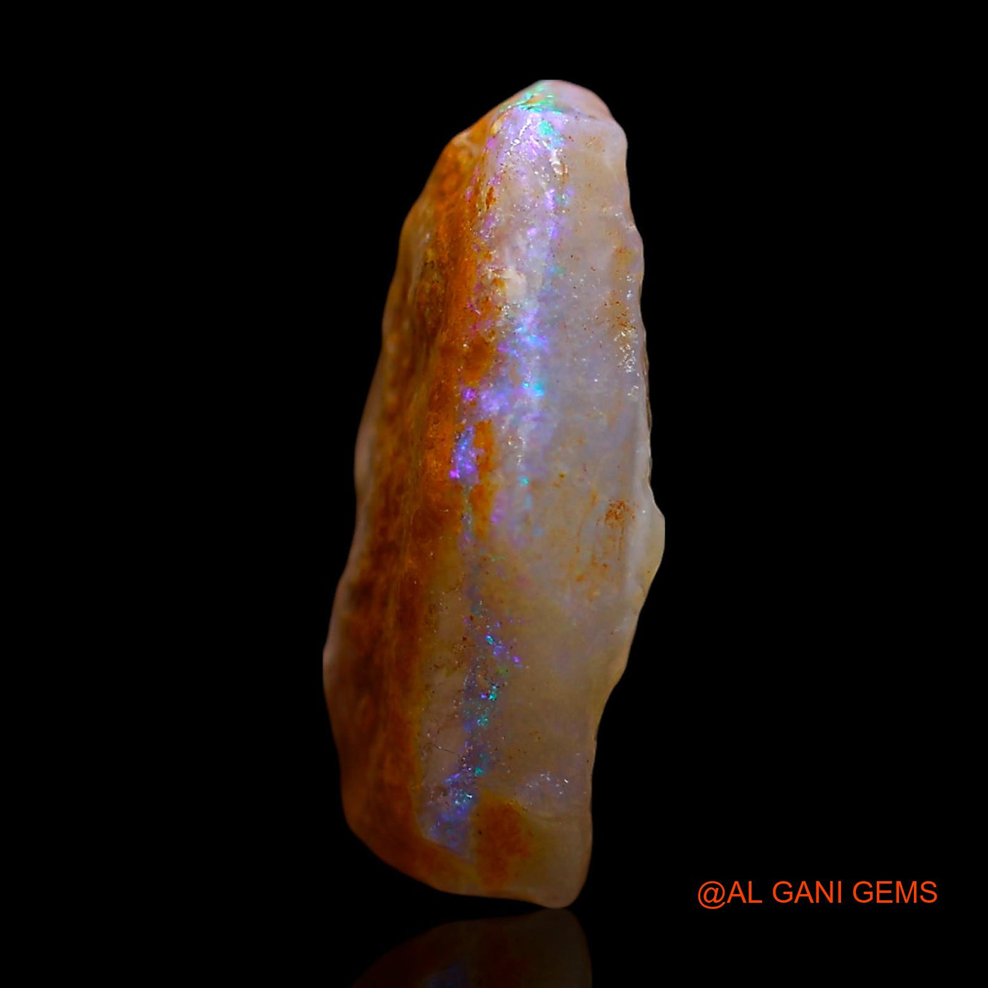 10.00 Cts Natural Australian Fire Opal Loose Gemstone Fancy Rough 17x14x7 mm RE-437