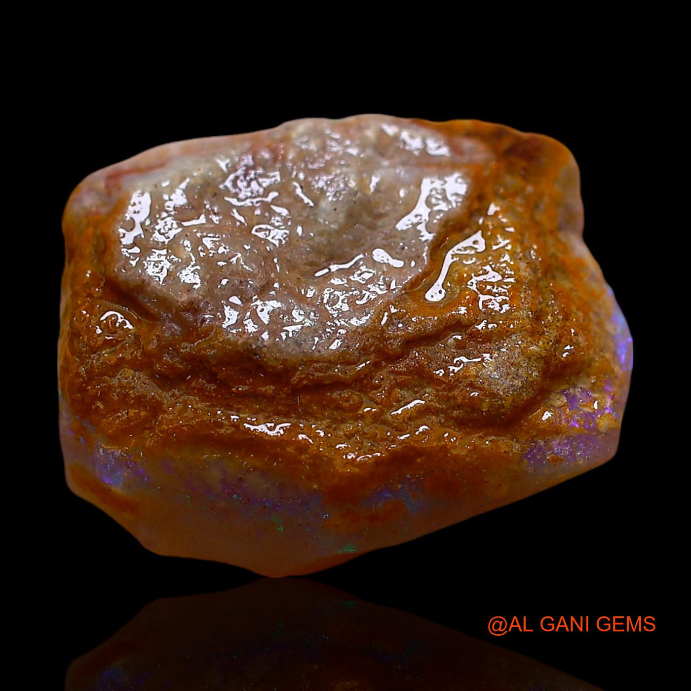 10.00 Cts Natural Australian Fire Opal Loose Gemstone Fancy Rough 17x14x7 mm RE-437