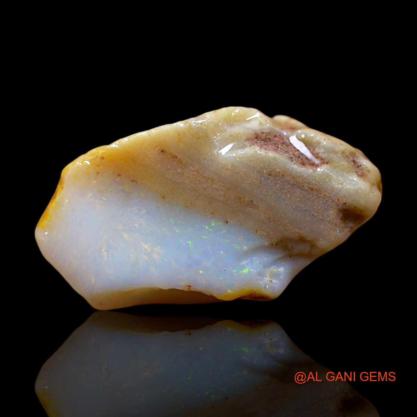 9.00 Cts Natural Australian Fire Opal Fancy Rough Loose Gemstone For Jewelry 16x15x9 mm RE-438