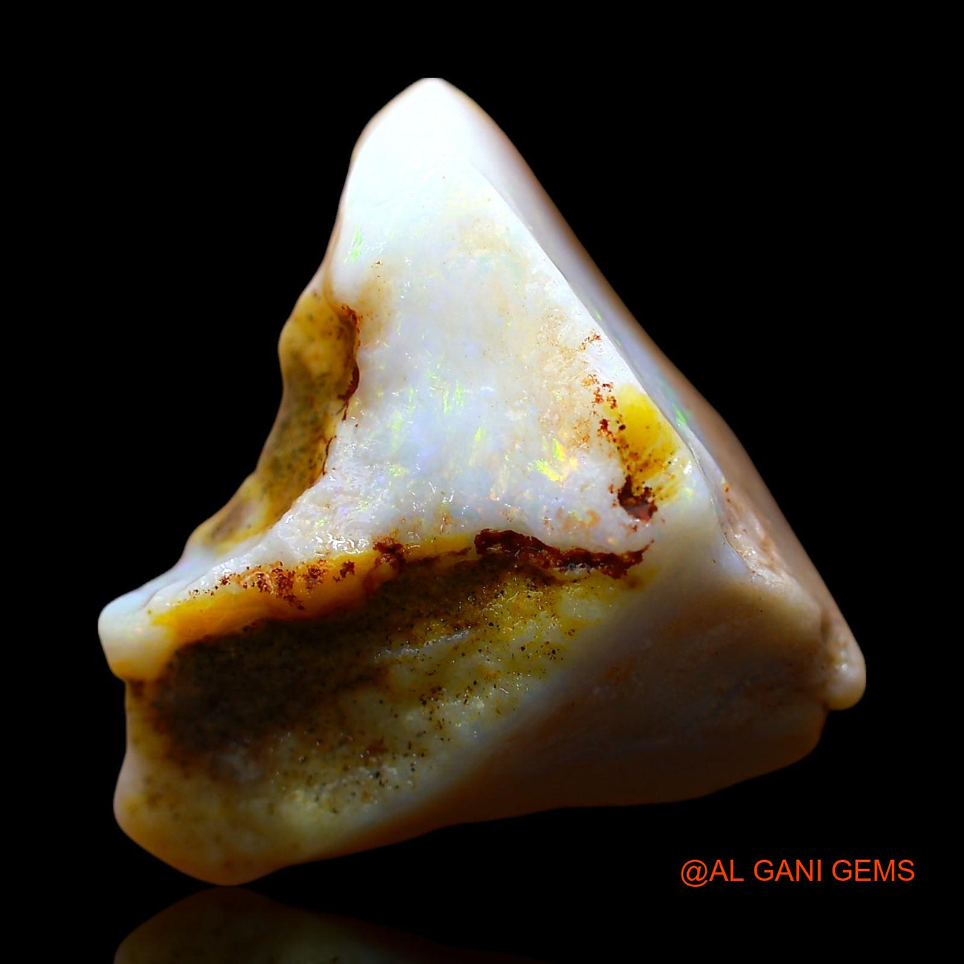 9.00 Cts Natural Australian Fire Opal Fancy Rough Loose Gemstone For Jewelry 16x15x9 mm RE-438
