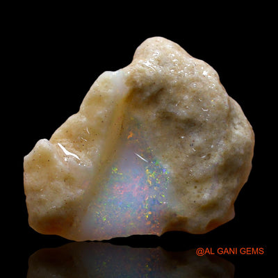 6.00 Cts Natural Australian Fire Opal Loose Gemstone Fancy Rough 19x16x6 mm RE-439