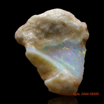 6.00 Cts Natural Australian Fire Opal Loose Gemstone Fancy Rough 19x16x6 mm RE-439