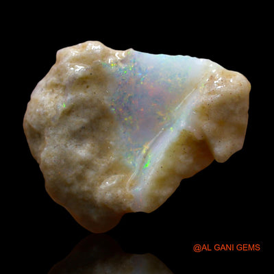 6.00 Cts Natural Australian Fire Opal Loose Gemstone Fancy Rough 19x16x6 mm RE-439