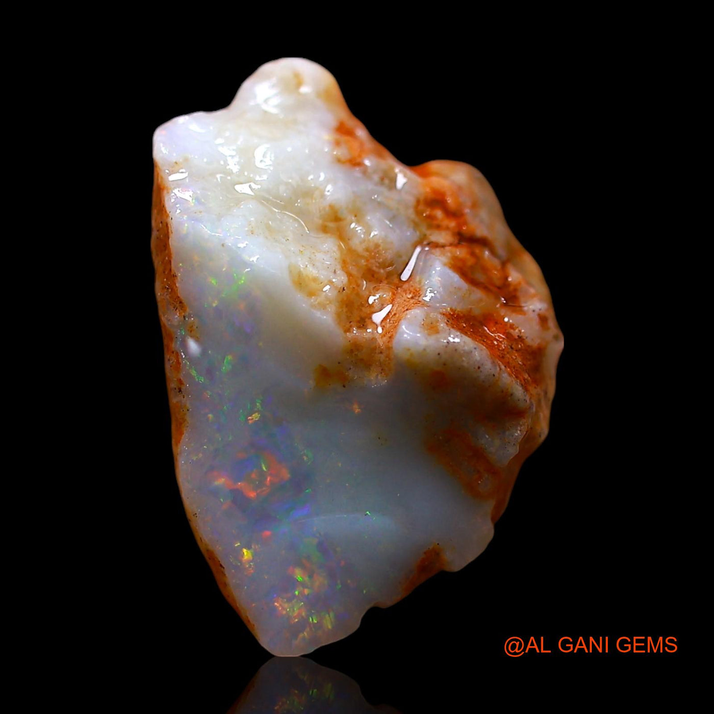 7.00 Cts Unheated Australian Fire Opal Loose Gemstone Fancy Rough Natural 18x12x8 mm RE-440