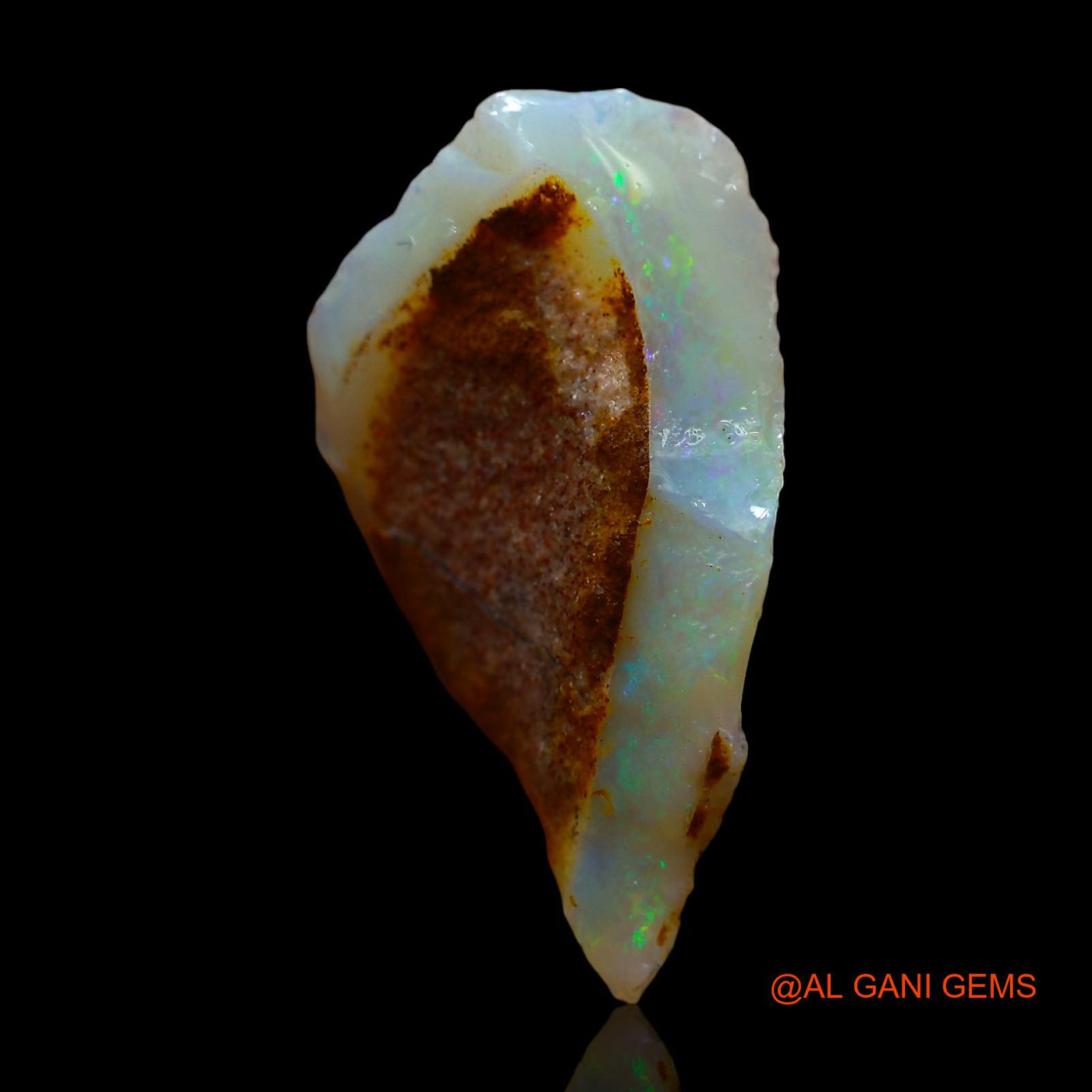 6.00 Cts Natural Australian Fire Opal Loose Gemstone Fancy Rough 20x11x5 mm RE-441