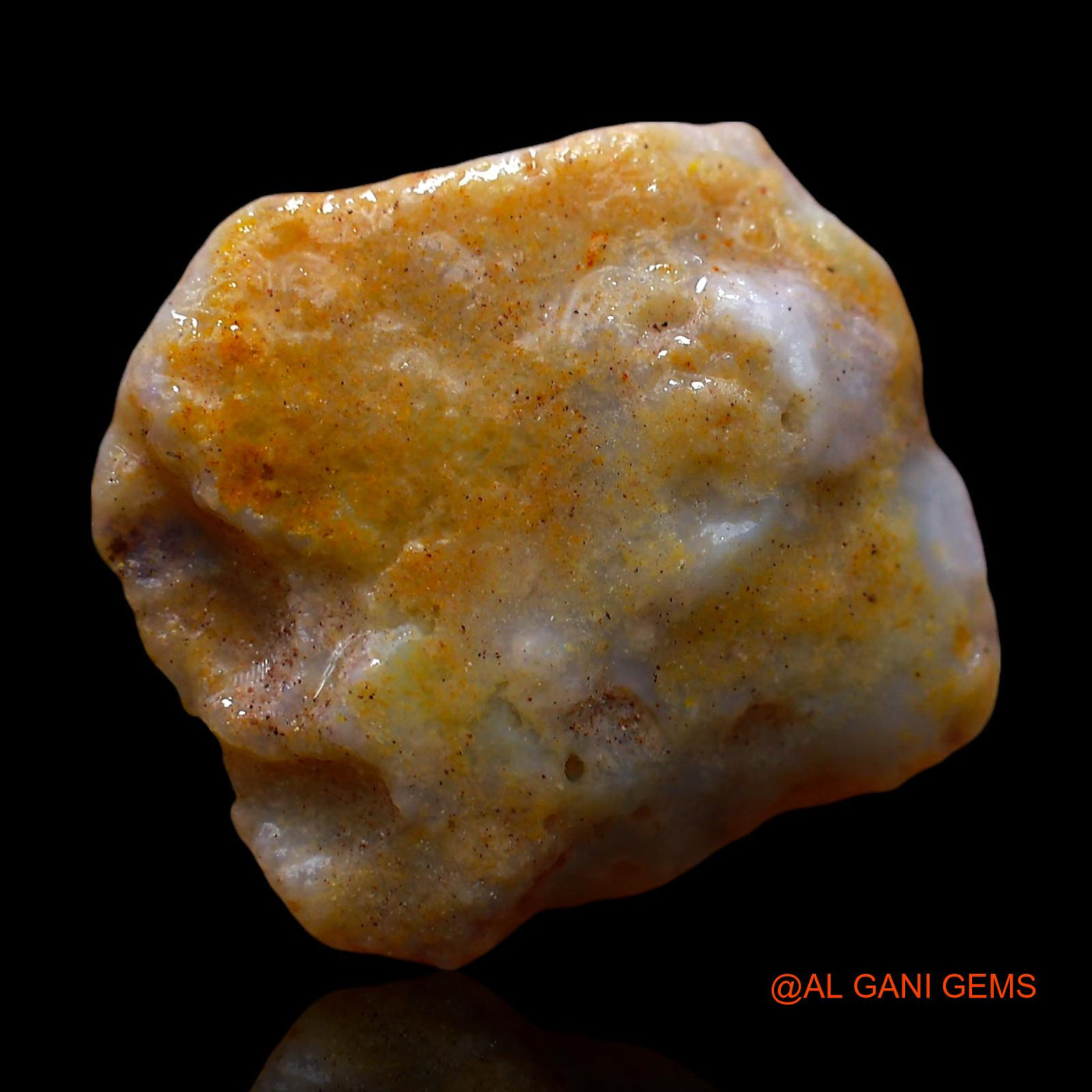 8.00 Cts Natural Australian Fire Opal Fancy Rough Loose Gemstone For Jewelry 17x16x5 mm RE-442