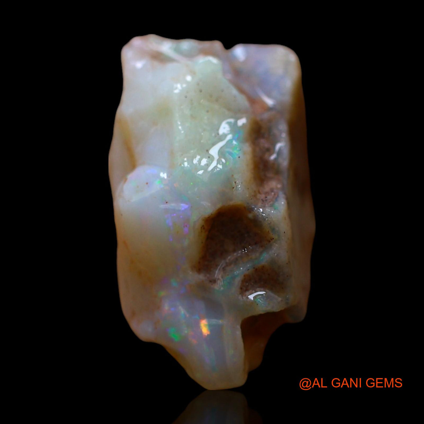 11.00 Cts Natural Australian Fire Opal Loose Gemstone Fancy Rough 19x14x10 mm RE-448