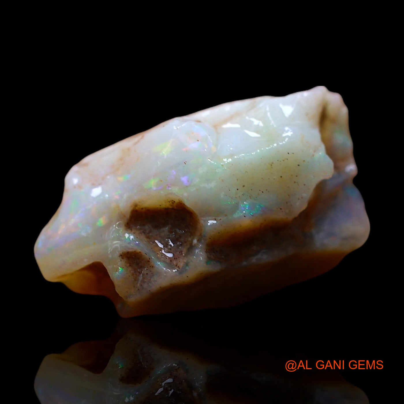 11.00 Cts Natural Australian Fire Opal Loose Gemstone Fancy Rough 19x14x10 mm RE-448