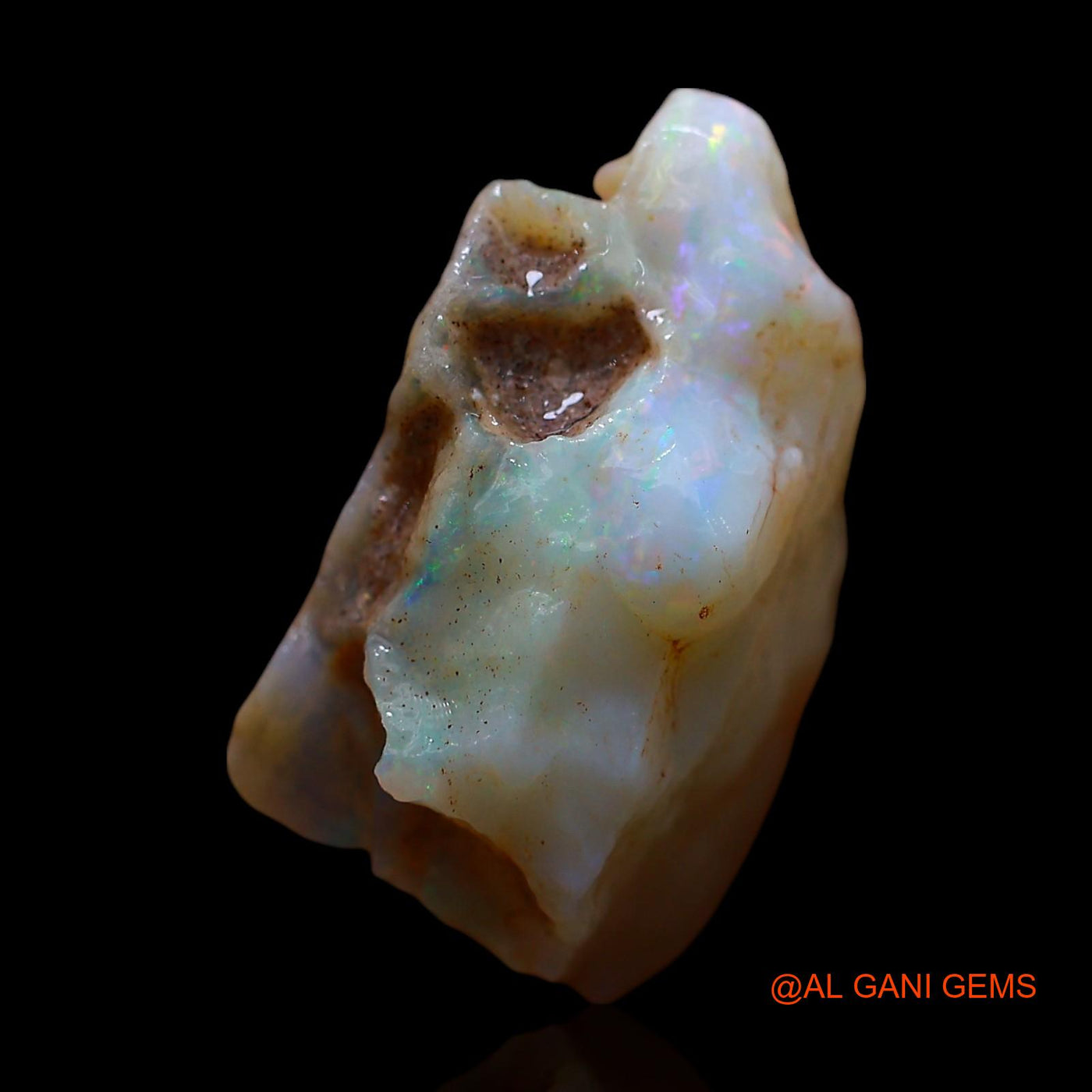 11.00 Cts Natural Australian Fire Opal Loose Gemstone Fancy Rough 19x14x10 mm RE-448