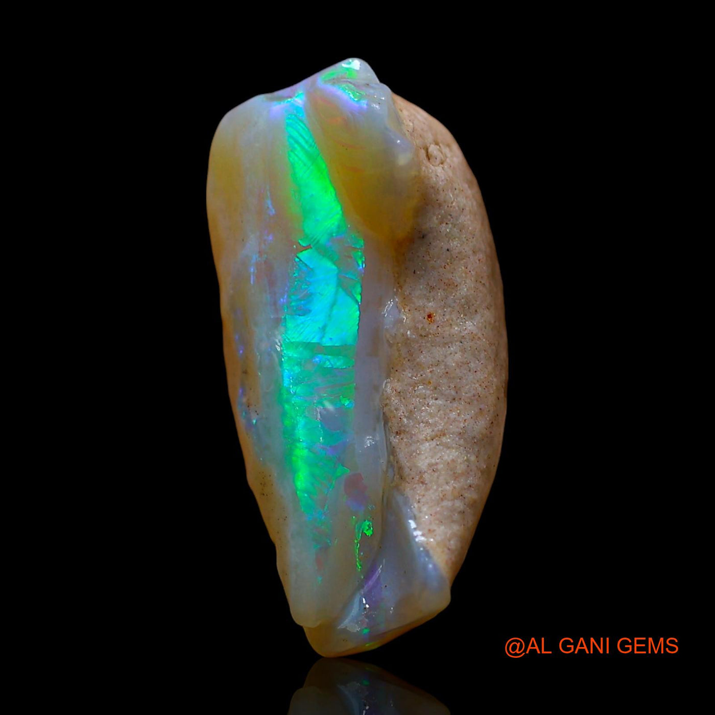 6.00 Cts Natural Australian Fire Opal Loose Gemstone Fancy Rough 18x11x8 mm RE-453