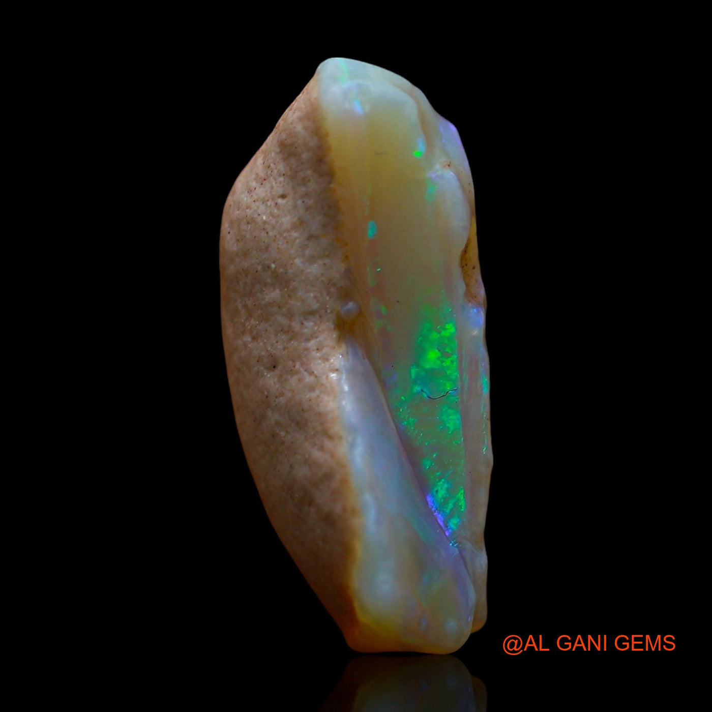 6.00 Cts Natural Australian Fire Opal Loose Gemstone Fancy Rough 18x11x8 mm RE-453
