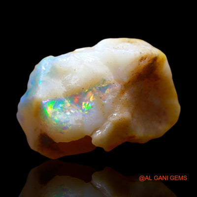 7.00 Cts Natural Australian Fire Opal Loose Gemstone Fancy Rough 16x13x8 mm RE-454