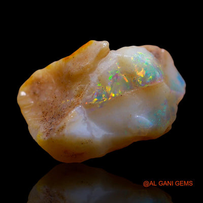 7.00 Cts Natural Australian Fire Opal Loose Gemstone Fancy Rough 16x13x8 mm RE-454