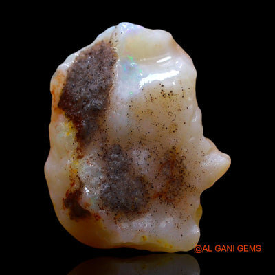 7.00 Cts Natural Australian Fire Opal Loose Gemstone Fancy Rough 16x13x8 mm RE-454