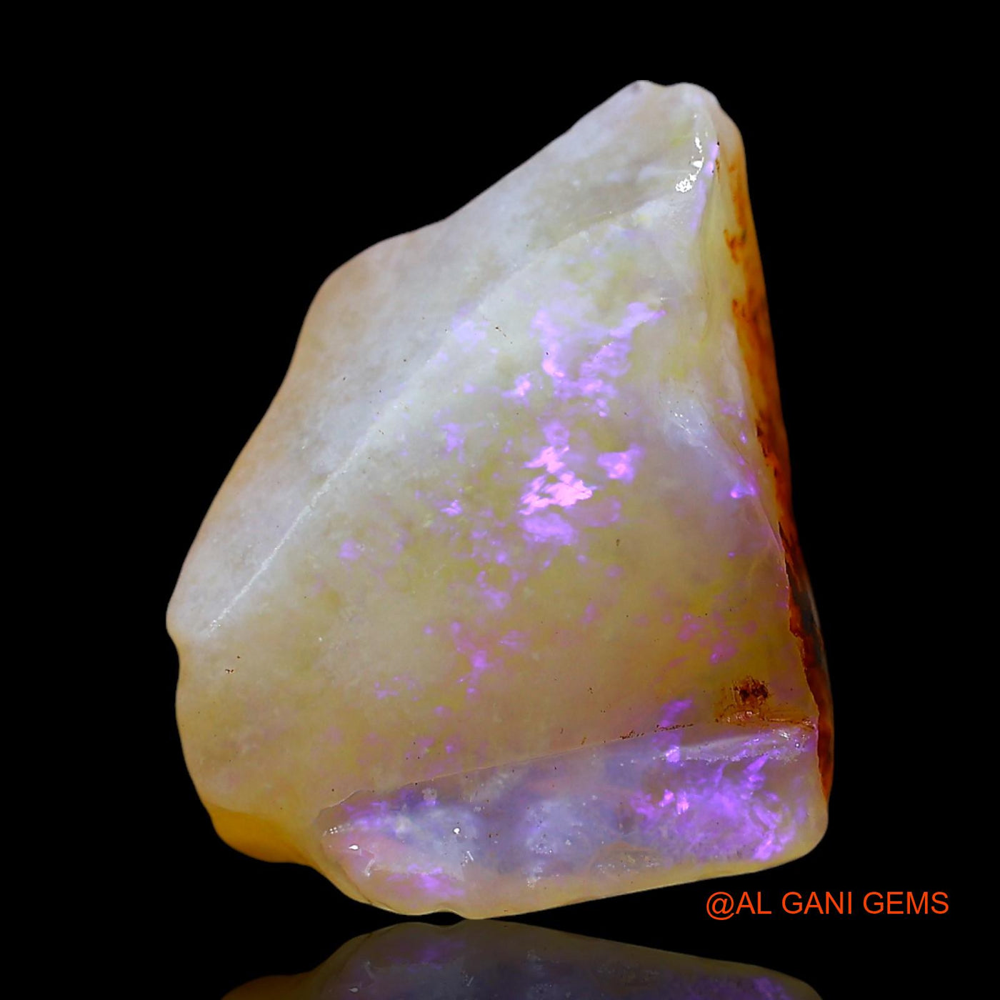 7.00 Cts Unheated Australian Fire Opal Loose Gemstone Fancy Rough Natural 16x13x6 mm RE-455