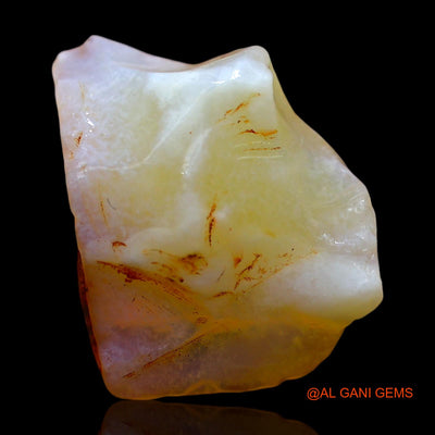 7.00 Cts Unheated Australian Fire Opal Loose Gemstone Fancy Rough Natural 16x13x6 mm RE-455