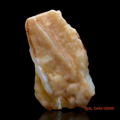 5.00 Cts Natural Australian Fire Opal Loose Gemstone Fancy Rough 21x12x3 mm RE-456