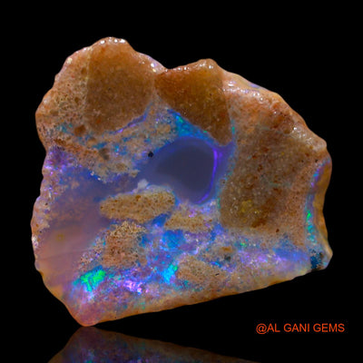 7.00 Cts Natural Australian Fire Opal Loose Gemstone Fancy Rough 17x5x5 mm RE-457