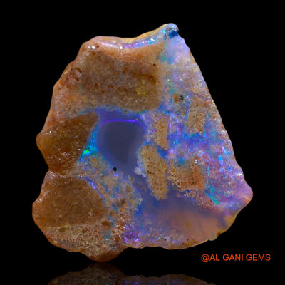 7.00 Cts Natural Australian Fire Opal Loose Gemstone Fancy Rough 17x5x5 mm RE-457