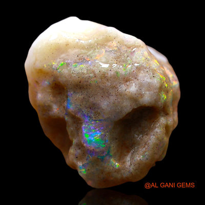 11.00 Cts Natural Australian Fire Opal Loose Gemstone Fancy Rough 17x15x10 mm RE-459