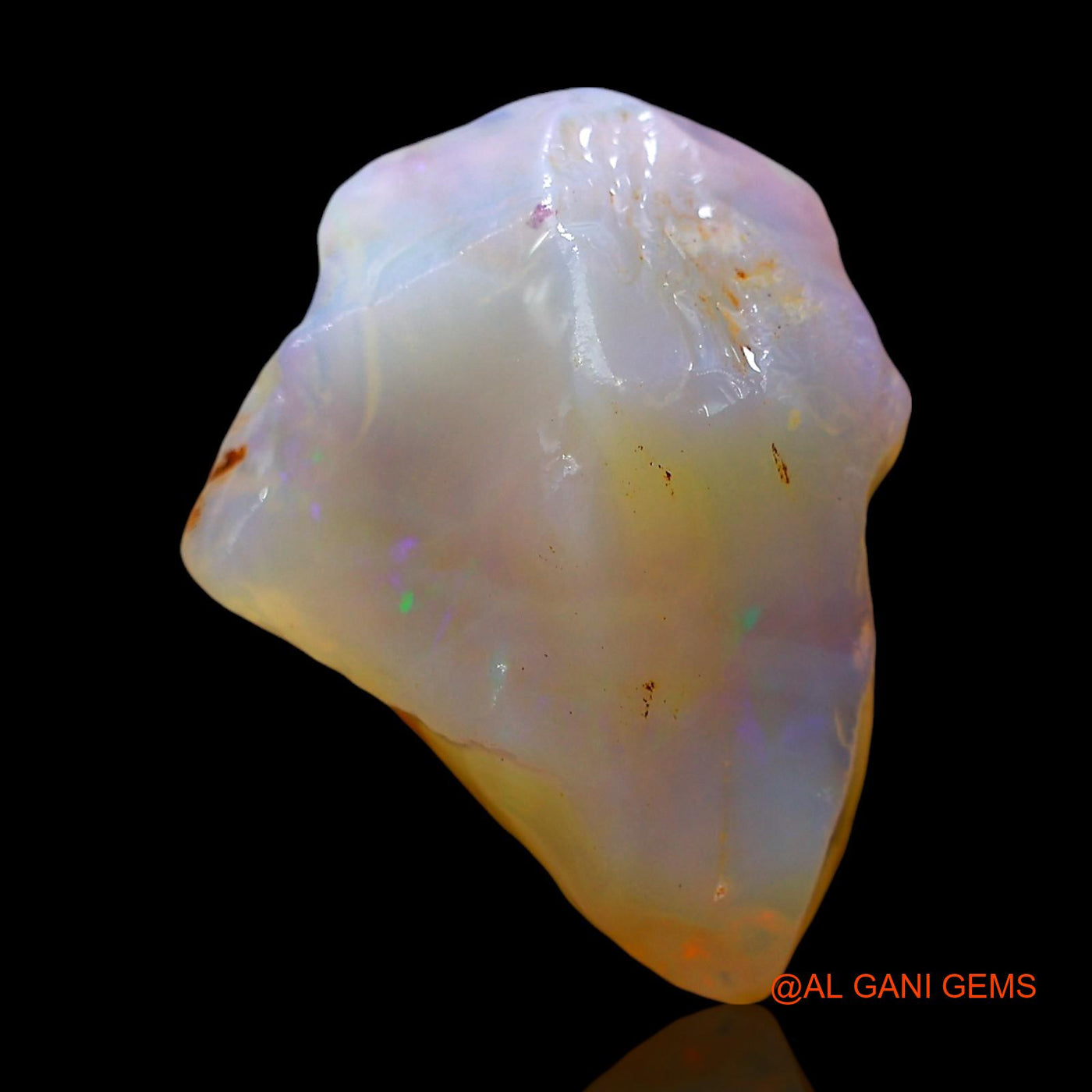 6.00 Cts Natural Australian Fire Opal Loose Gemstone Fancy Rough 18x13x6 mm RE-460