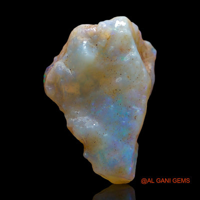 Natural Fire Opal Gemstone 8.00 Cts Loose Fancy Rough From Australia 19x13x8 mm RE-461