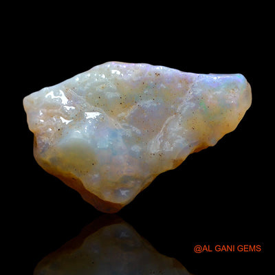 Natural Fire Opal Gemstone 8.00 Cts Loose Fancy Rough From Australia 19x13x8 mm RE-461