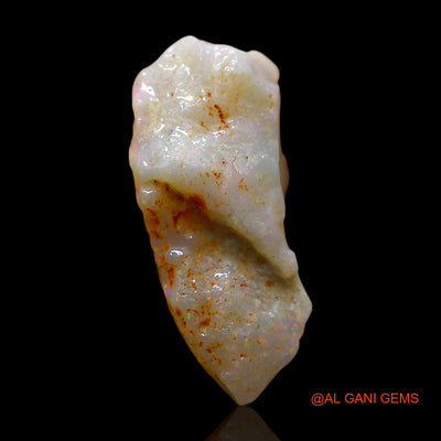 8.00 Cts Natural Australian Fire Opal Loose Gemstone Fancy Rough 20x11x8 mm RE-462