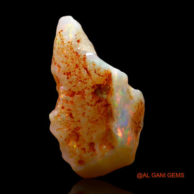 8.00 Cts Natural Australian Fire Opal Loose Gemstone Fancy Rough 20x11x8 mm RE-462