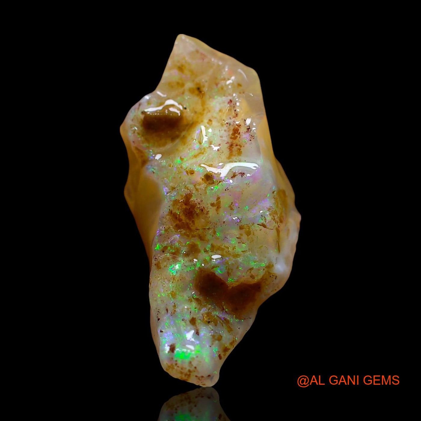 6.00 Cts Natural Australian Fire Opal Fancy Rough Loose Gemstone For Jewelry 22x11x6 mm RE-463