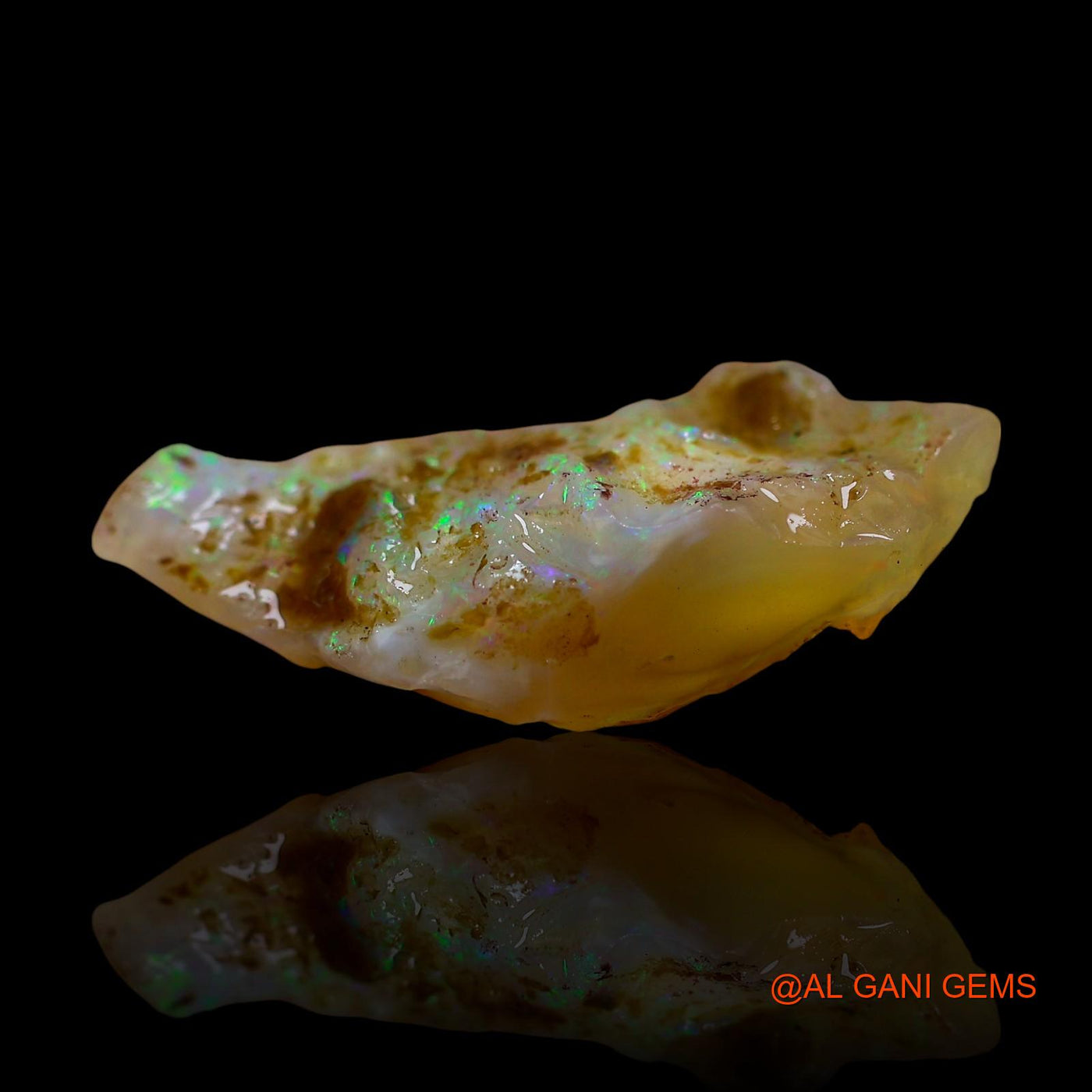 6.00 Cts Natural Australian Fire Opal Fancy Rough Loose Gemstone For Jewelry 22x11x6 mm RE-463