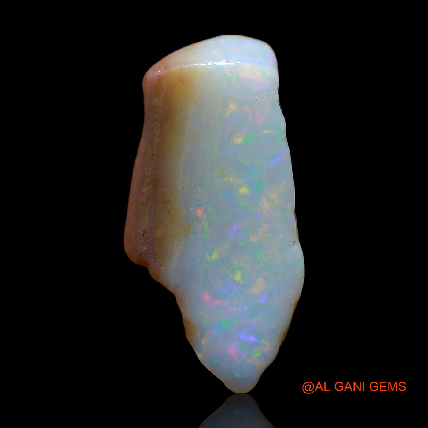 6.00 Cts Natural Australian Fire Opal Loose Gemstone Fancy Rough 20x10x8 mm RE-466
