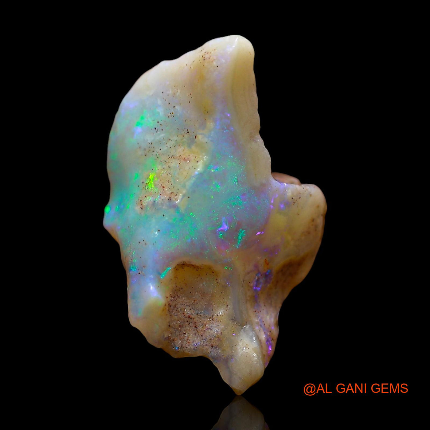 6.00 Cts Natural Australian Fire Opal Fancy Rough Loose Gemstone For Jewelry 19x12x7 mm RE-467