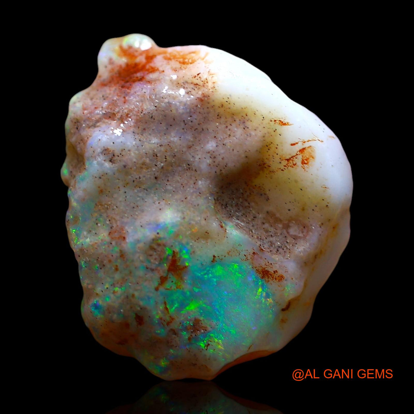 9.00 Cts Natural Australian Fire Opal Loose Gemstone Fancy Rough 18x15x8 mm RE-468