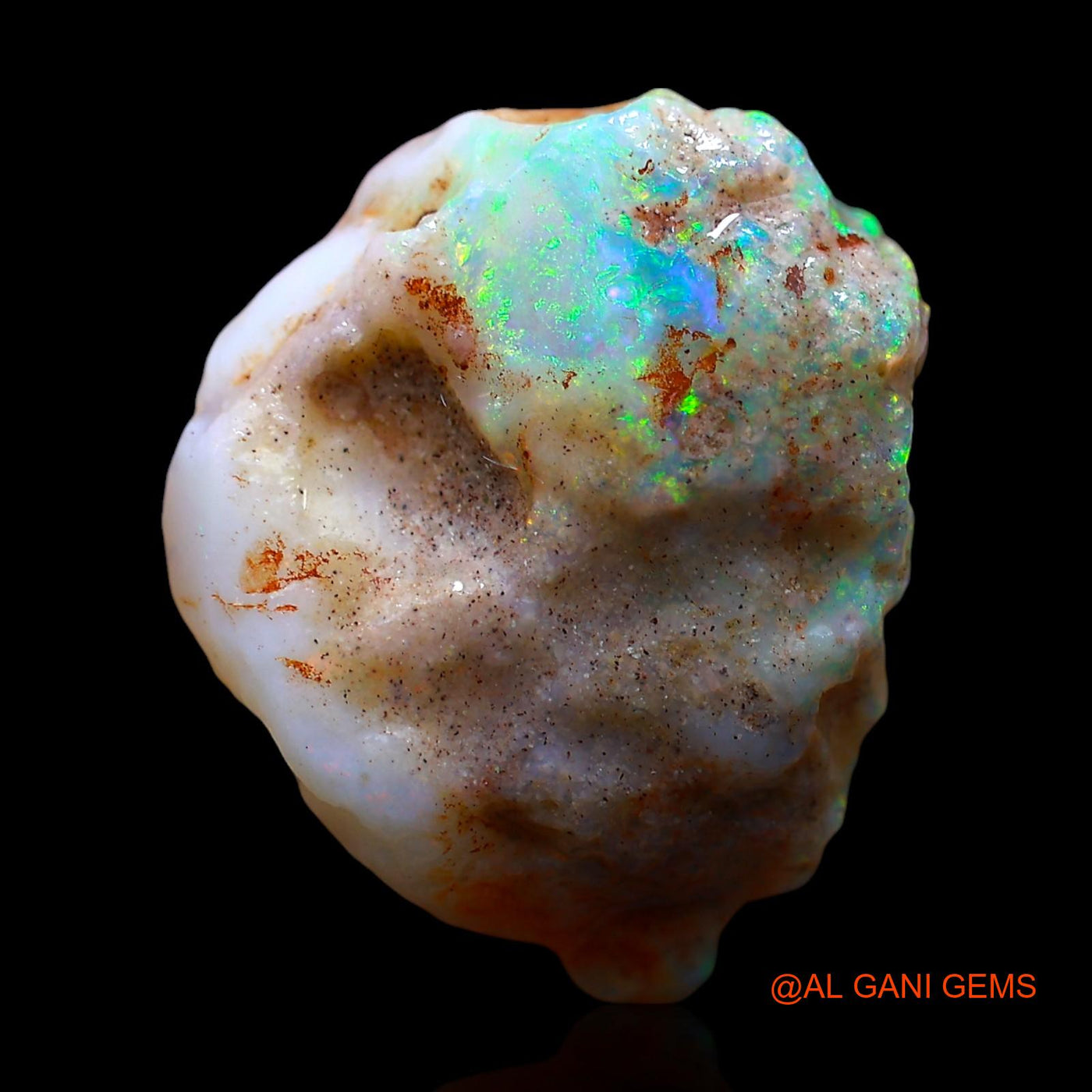 9.00 Cts Natural Australian Fire Opal Loose Gemstone Fancy Rough 18x15x8 mm RE-468