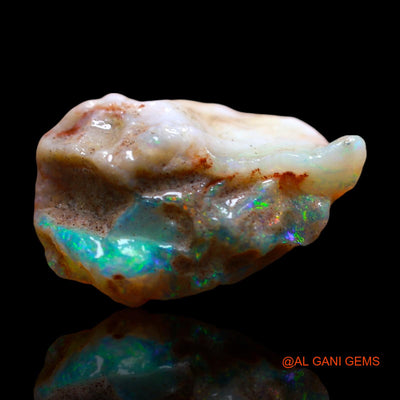 9.00 Cts Natural Australian Fire Opal Loose Gemstone Fancy Rough 18x15x8 mm RE-468
